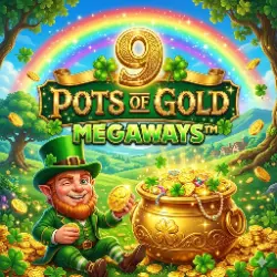 9 Pots of Gold Megaways slot game at Clover Casino UK
